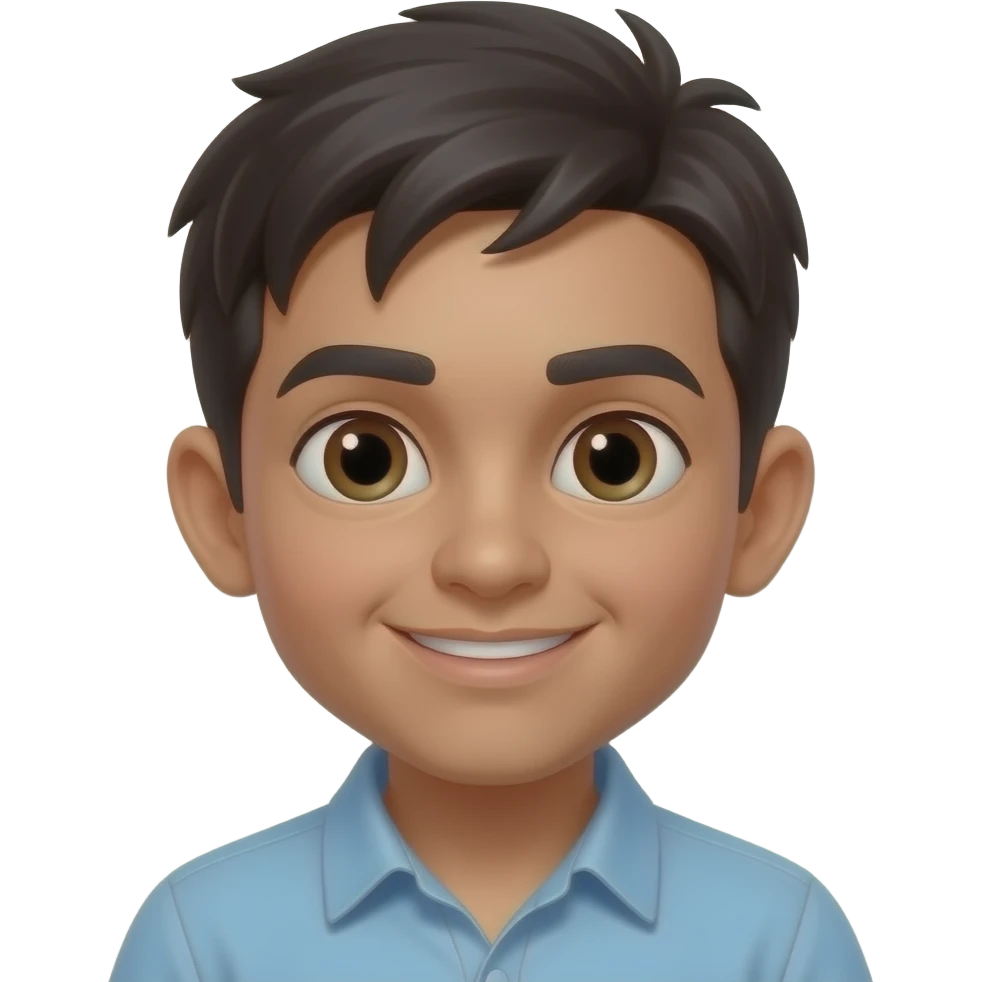 Chutki from Chhota bheem emoji