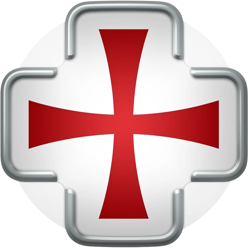 White templar cross emoji