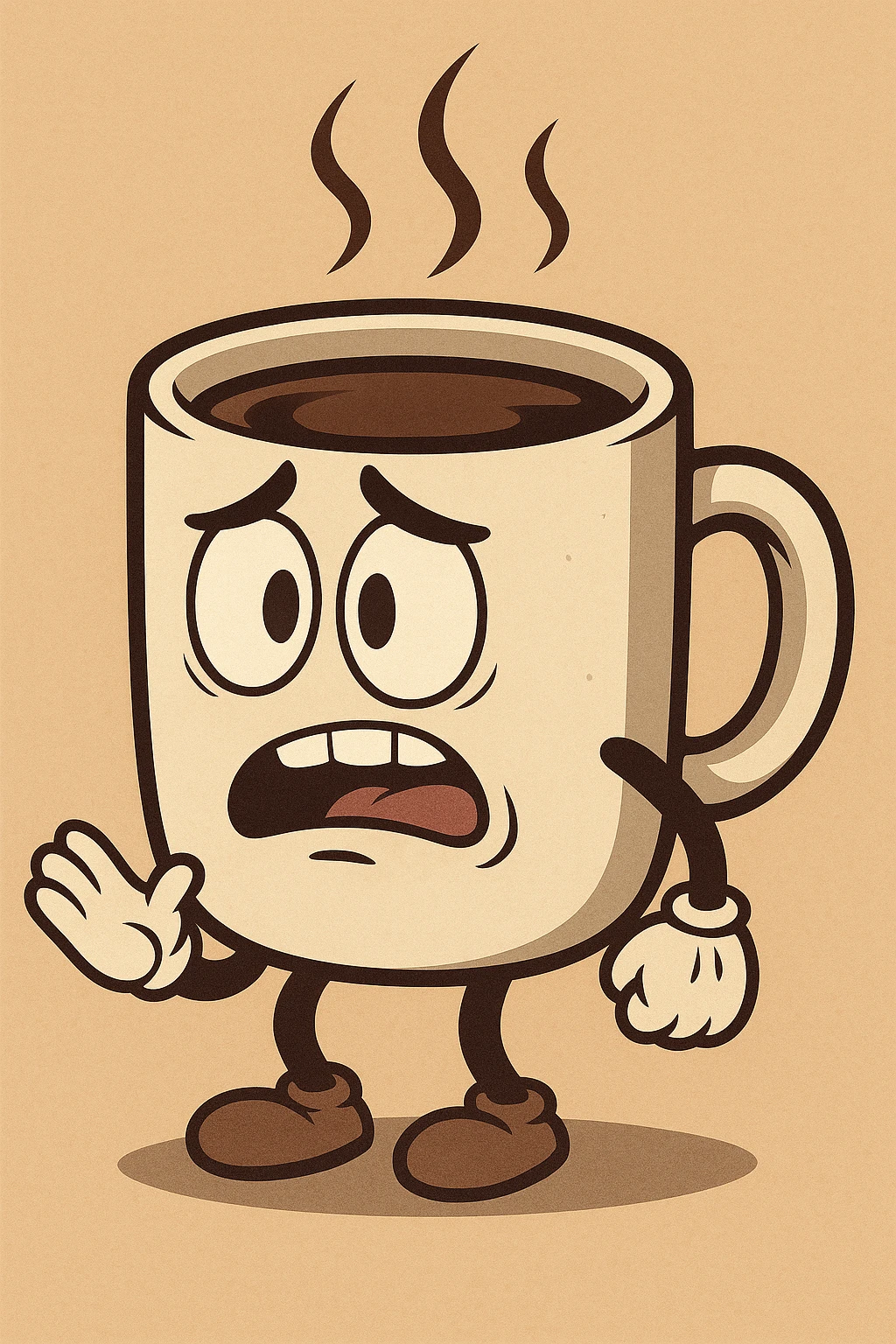 A coffee cup emoji
