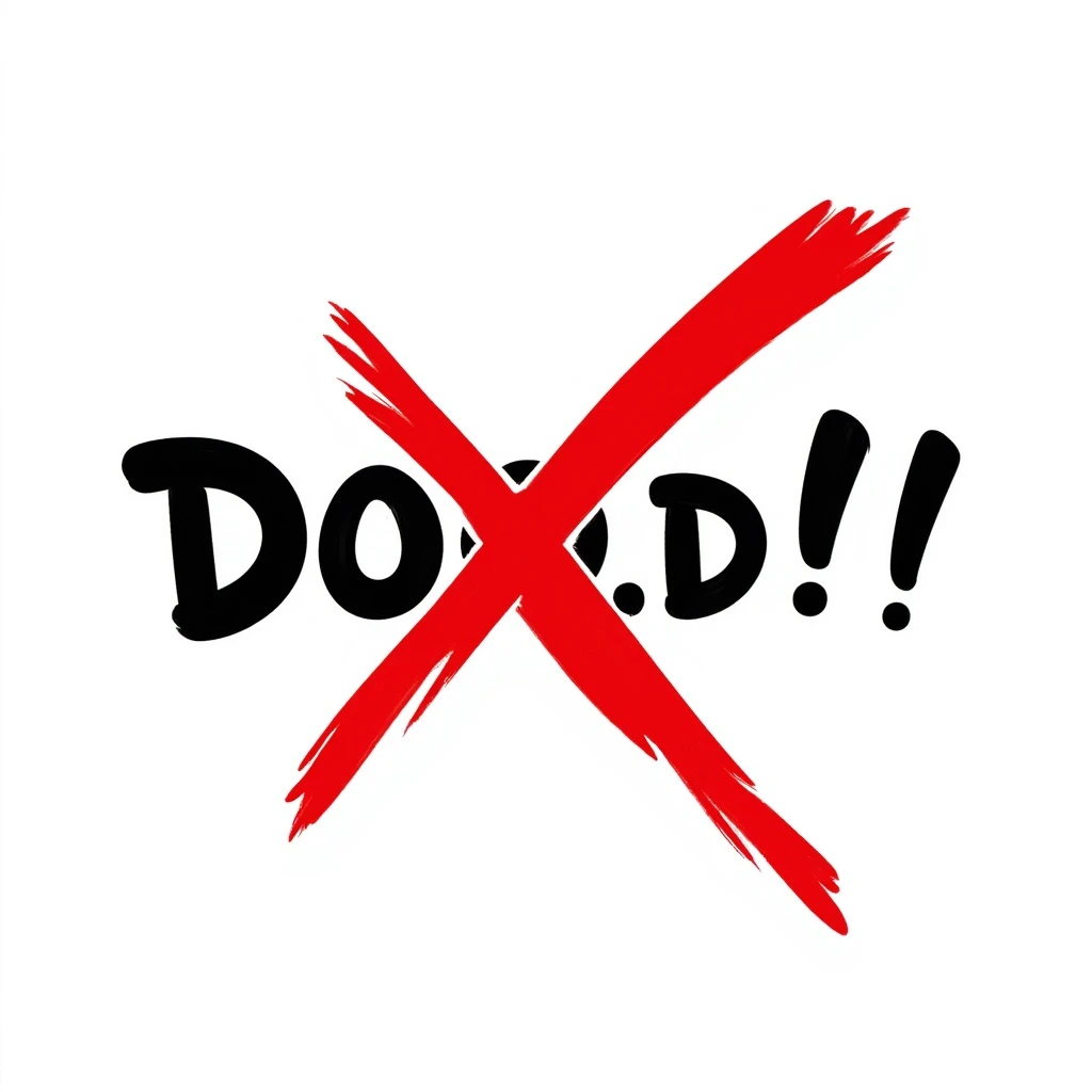red cross as a 'no' marker for text, torn brush stroke style, inspired by eastern calligraphy, no background, 512x512px emoji