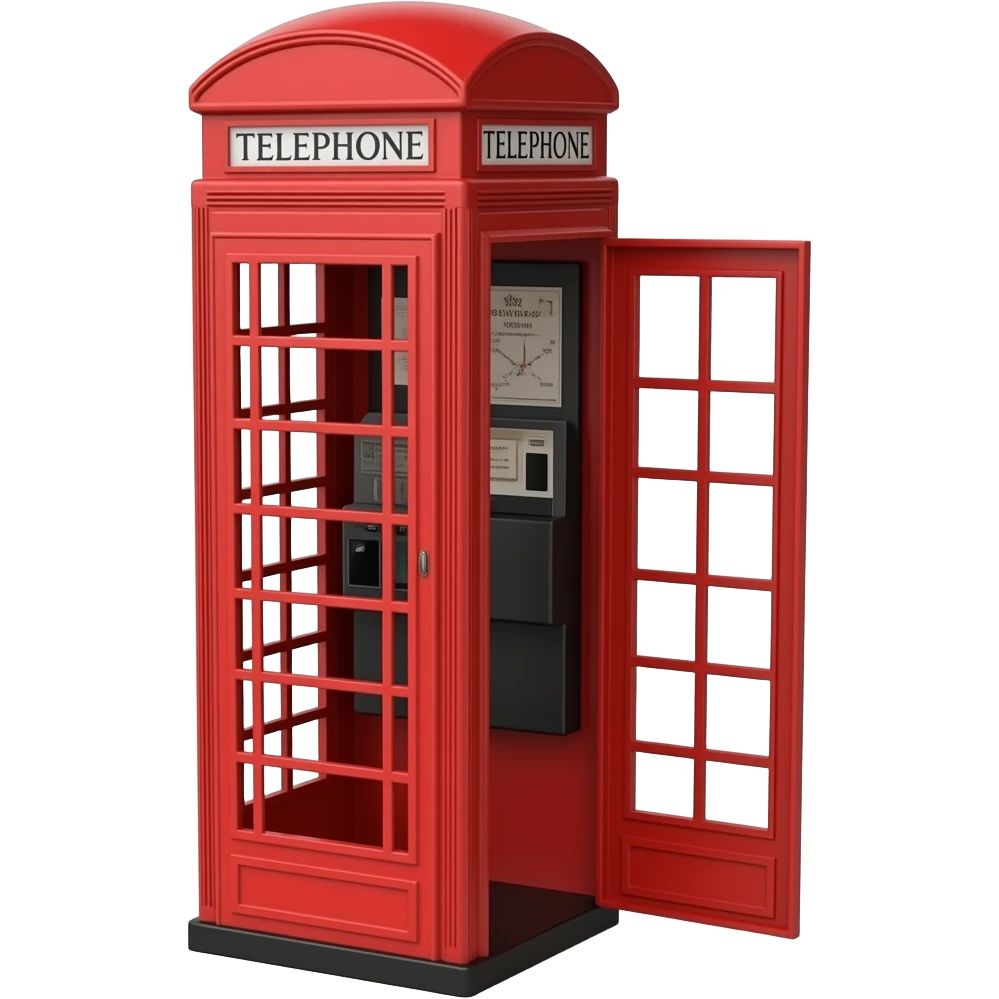 London telephone booth emoji emoji