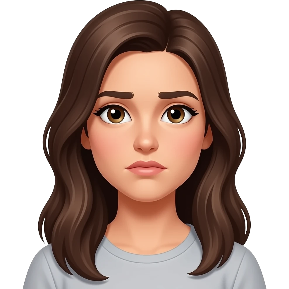quero um mulher morena mas bonita com dúvida emoji