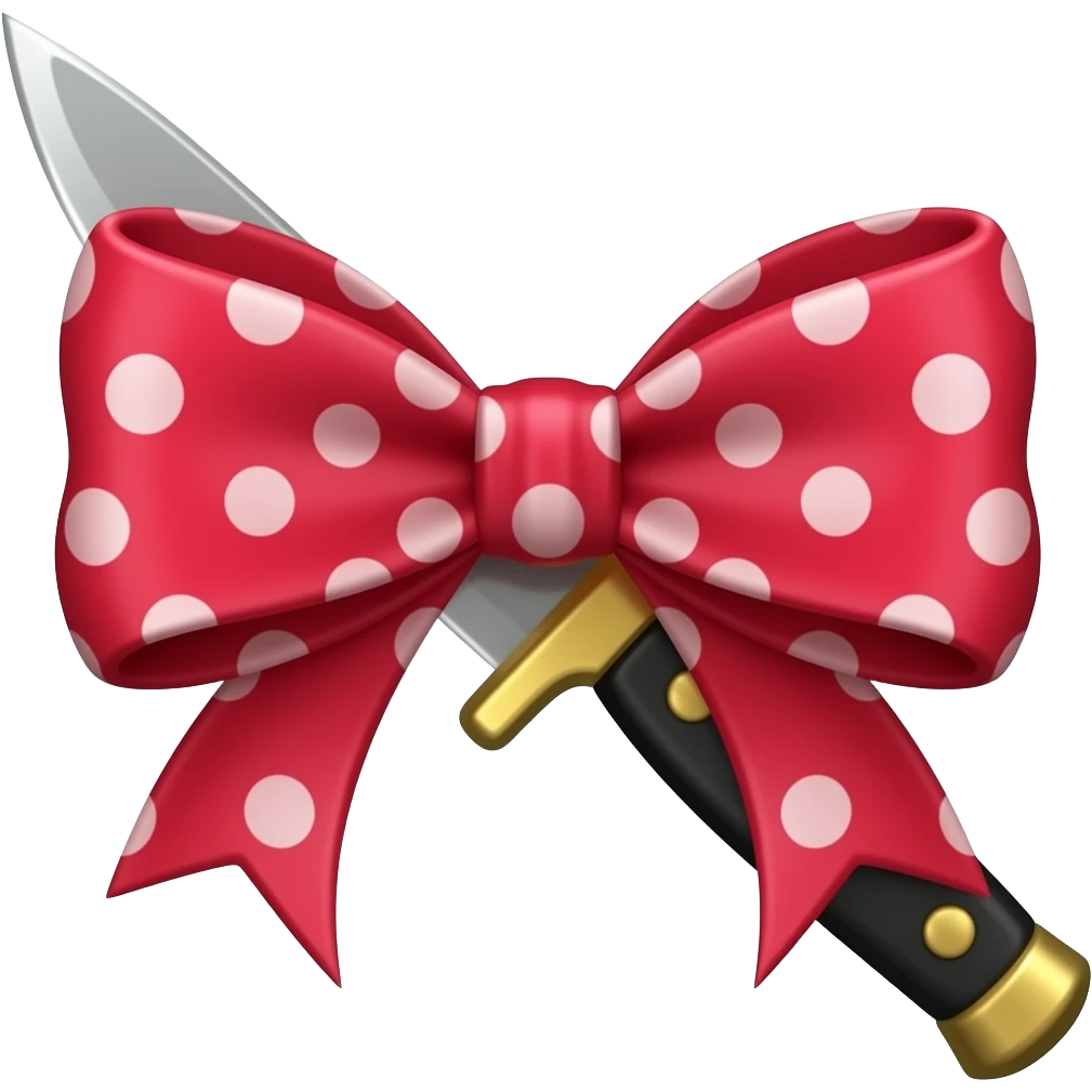 Bow with a knife emoji