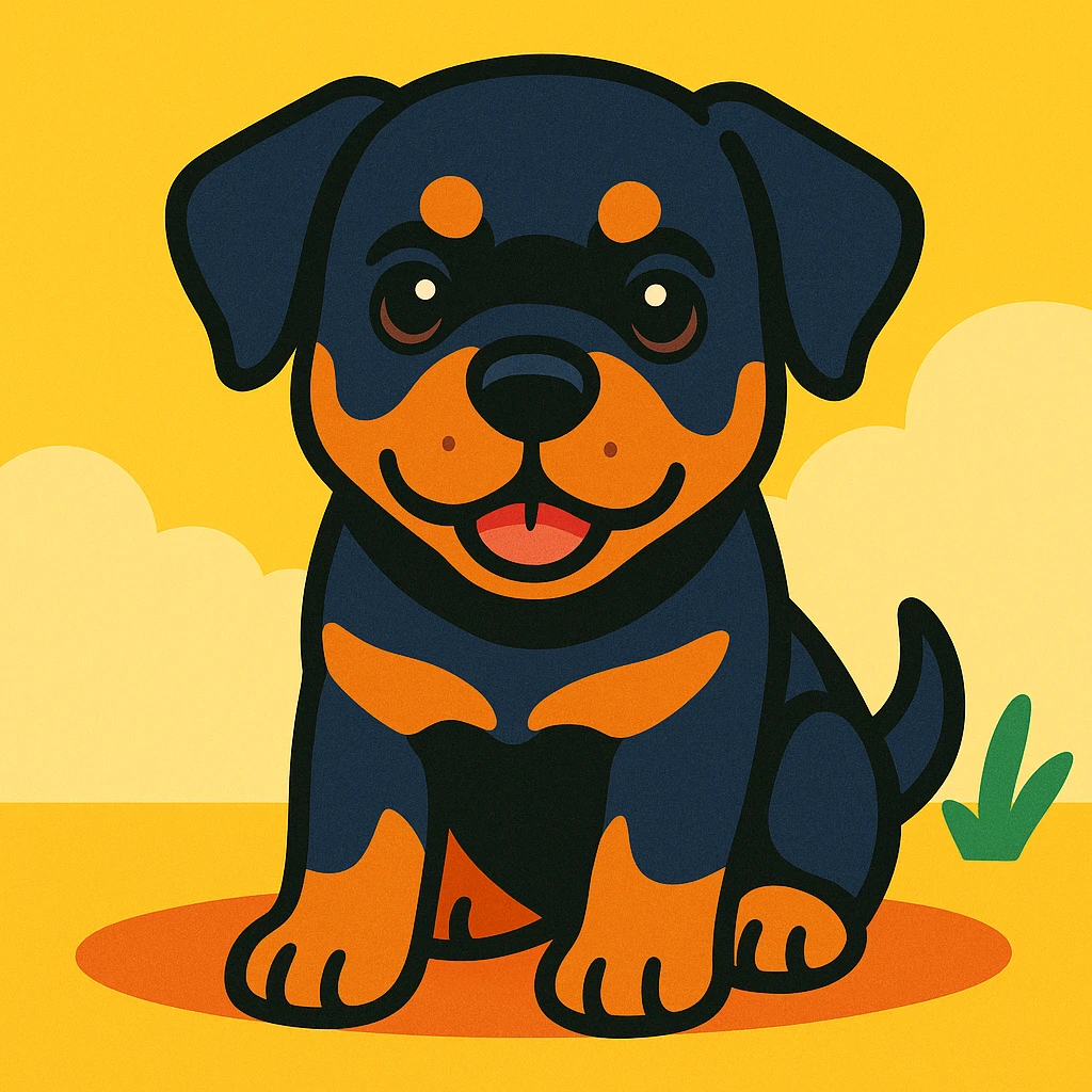 rottweiler puppy emoji