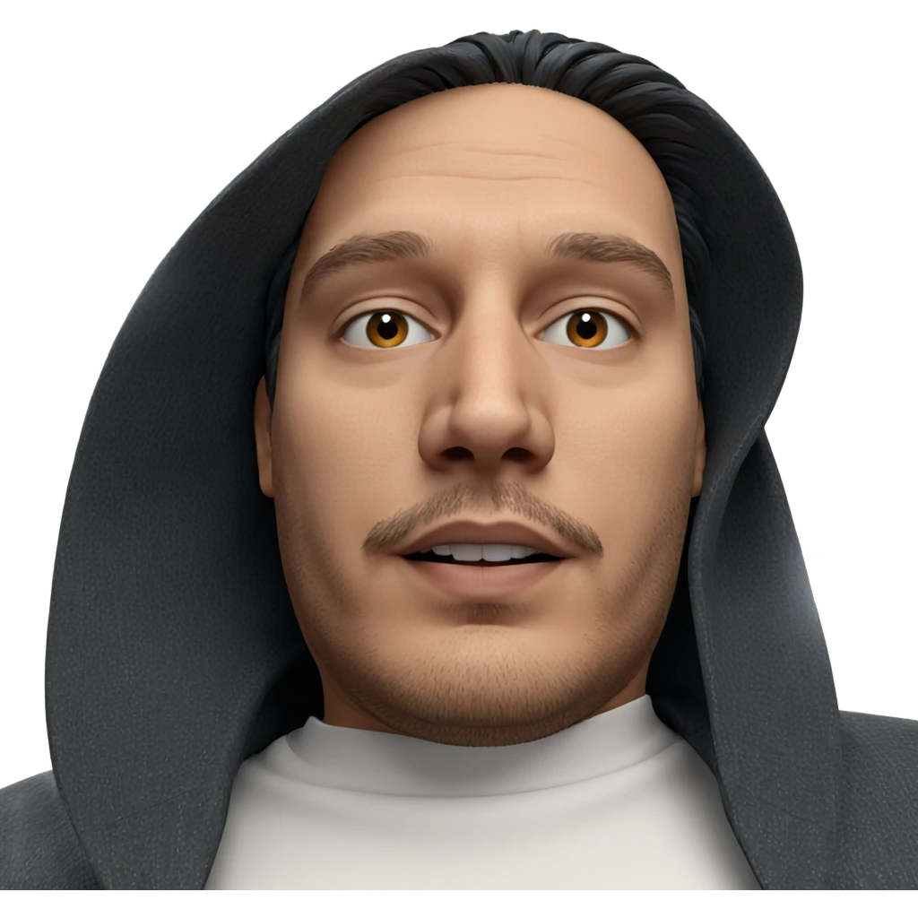portrait of a stylish male emoji