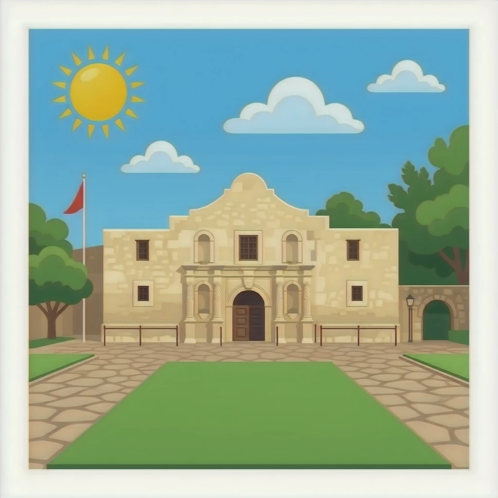 the alamo emoji