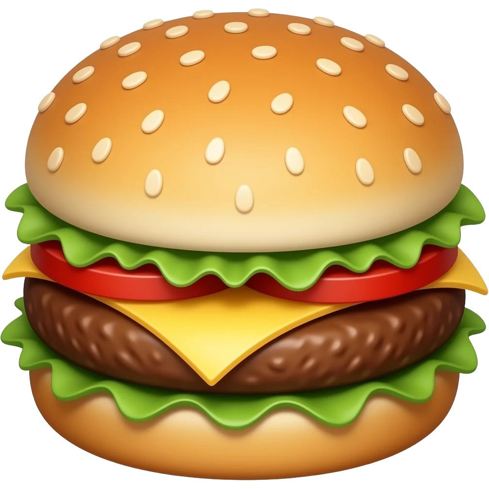 fresh burger emoji