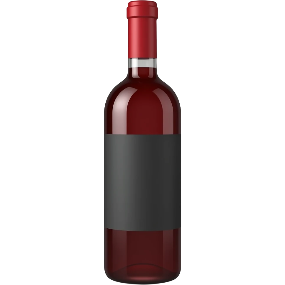 Rouge bordeau et noire emoji