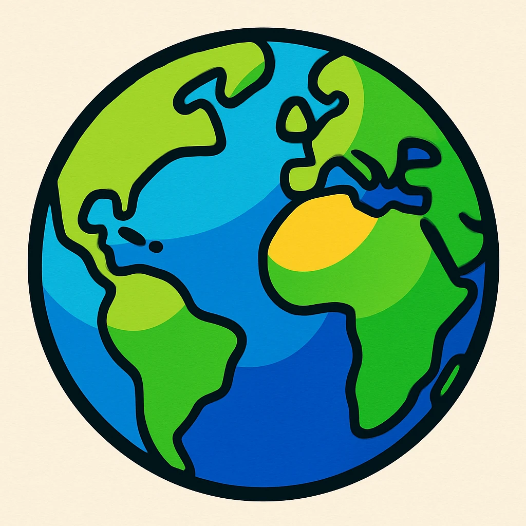 Earth emoji emoji
