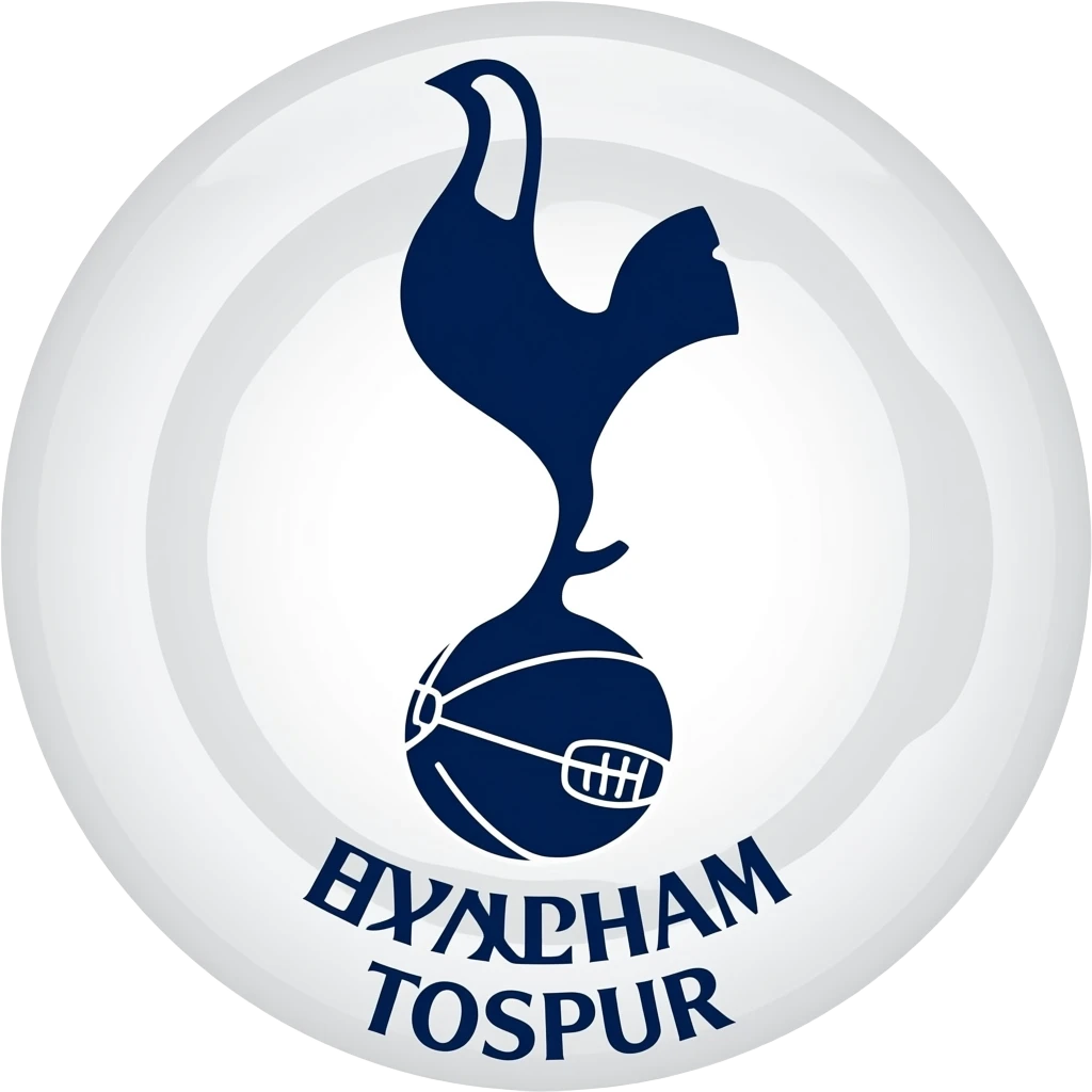 Tottenham Hotspurs badge - Rotating ROOSTER OR COCKREL emoji