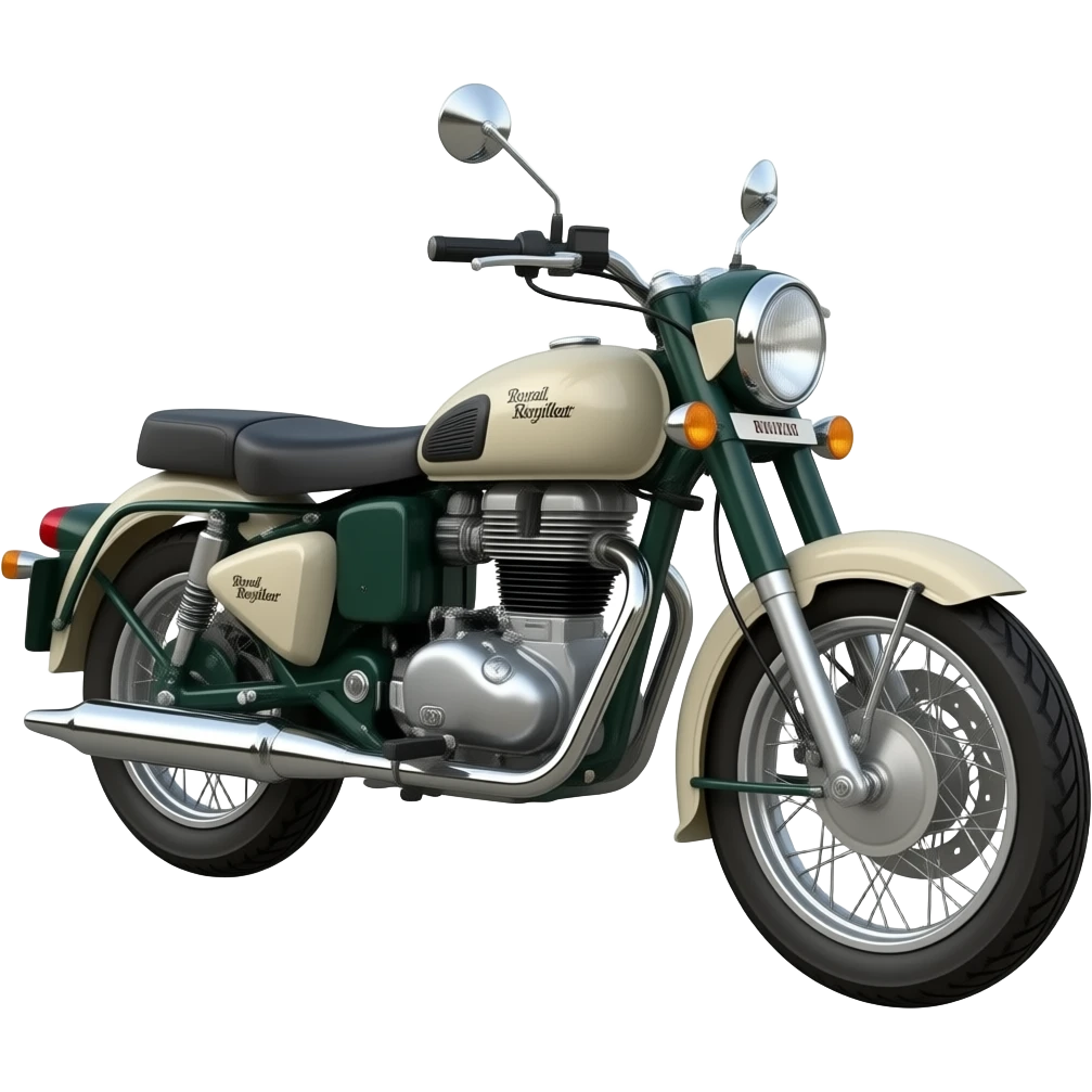 Royal Enfield classic emoji