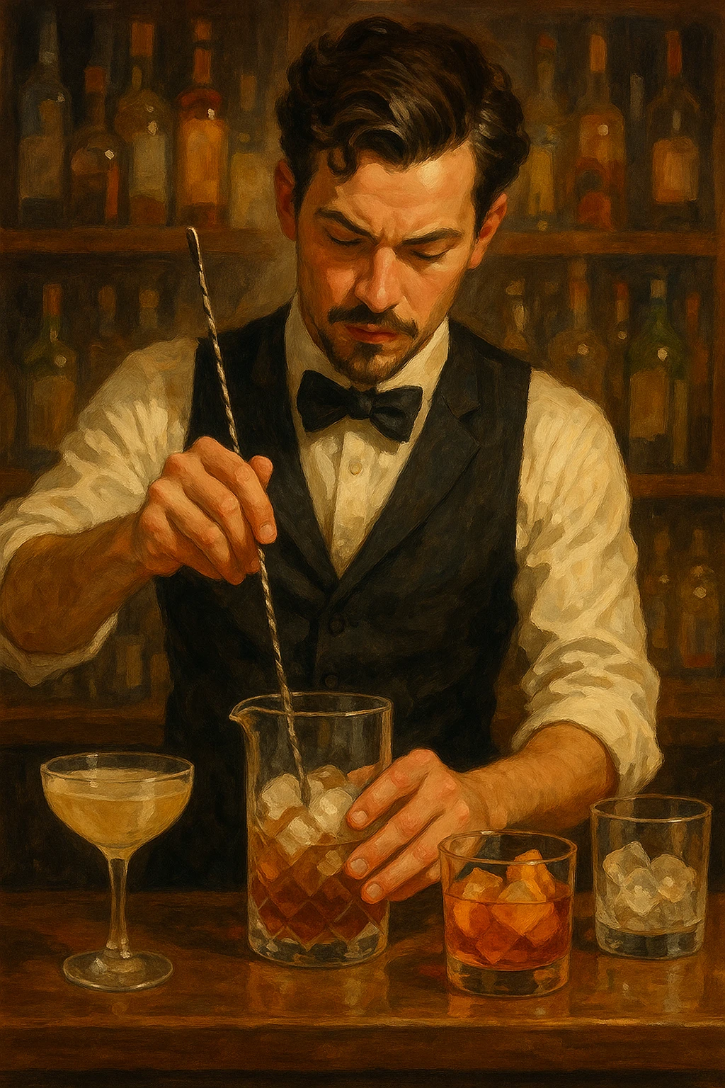 bartender mixing drinks emoji