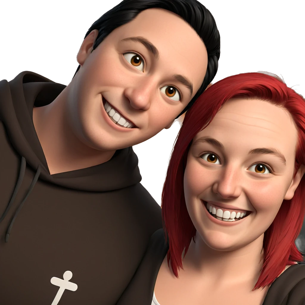 grinning boys with black hair emoji