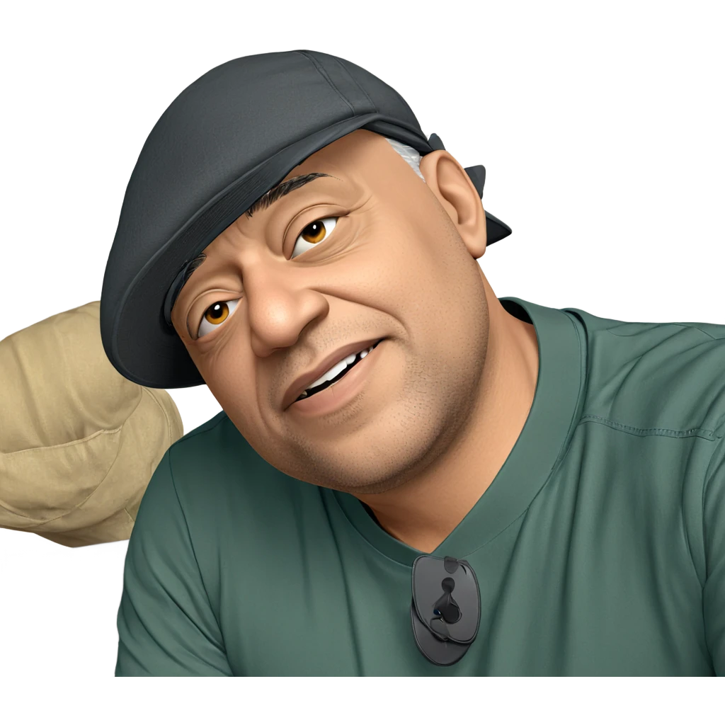 cool guy with sunglasses hat emoji