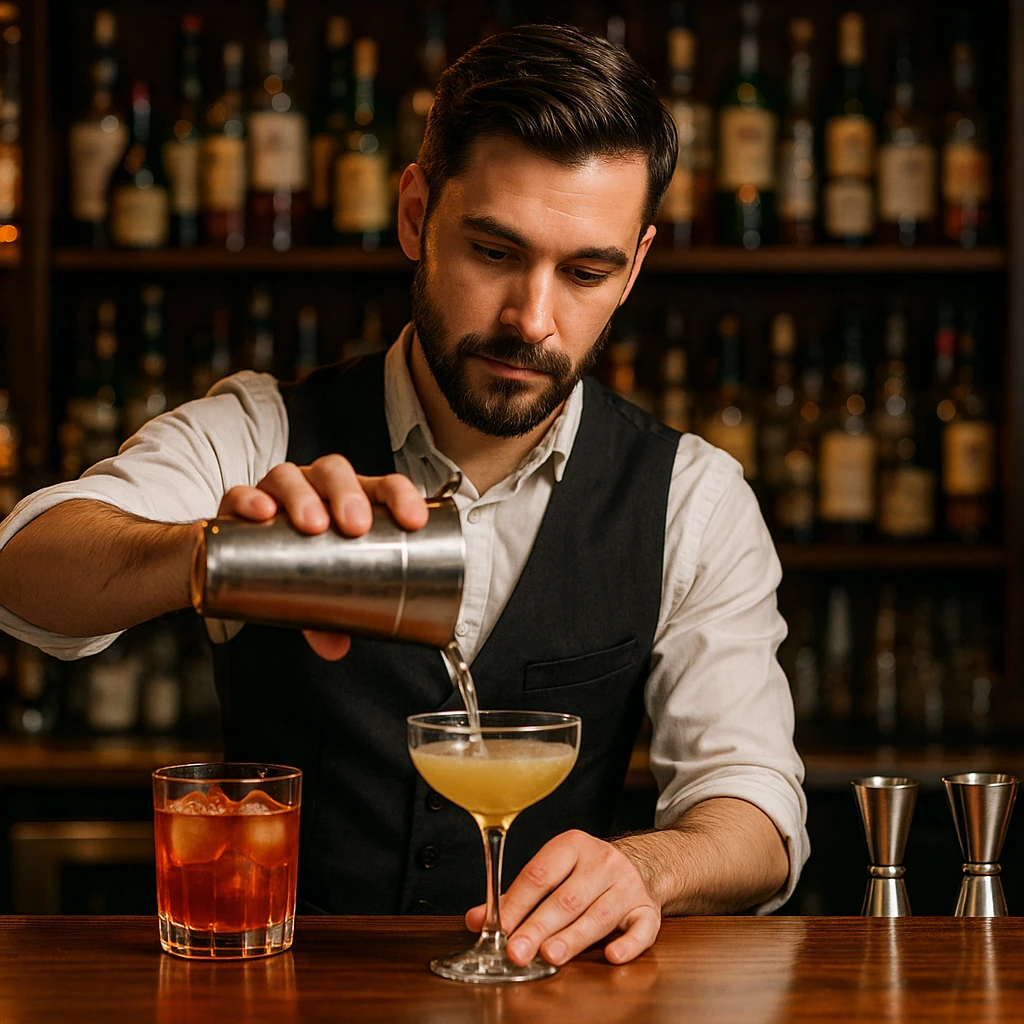 bartender mixing drinks emoji