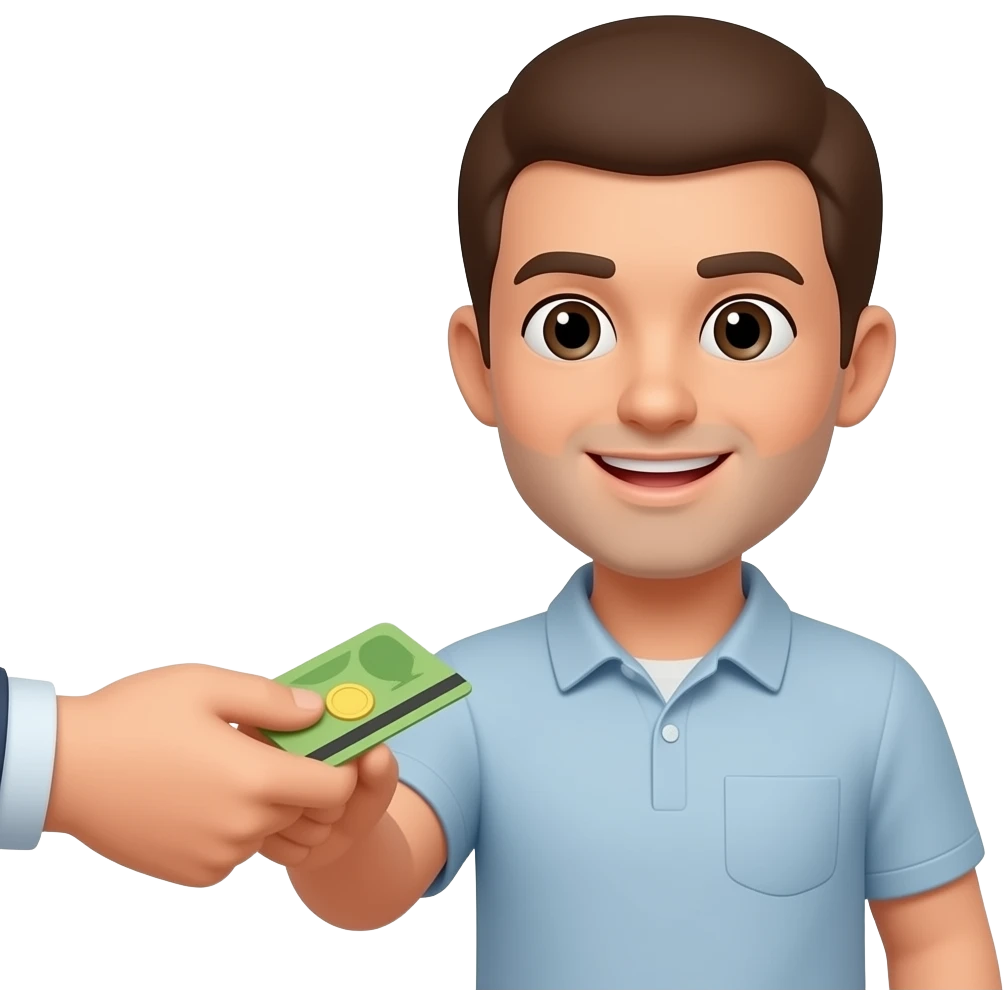 được trả tiền emoji