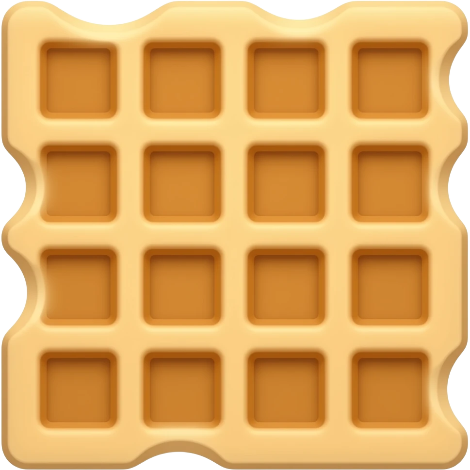 Waffle emoji