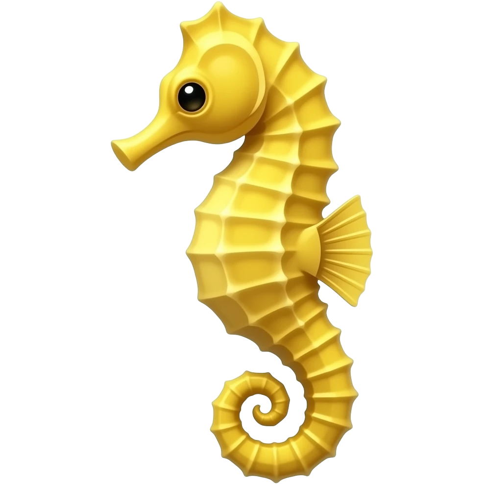 Make a yellow seahorse emoji