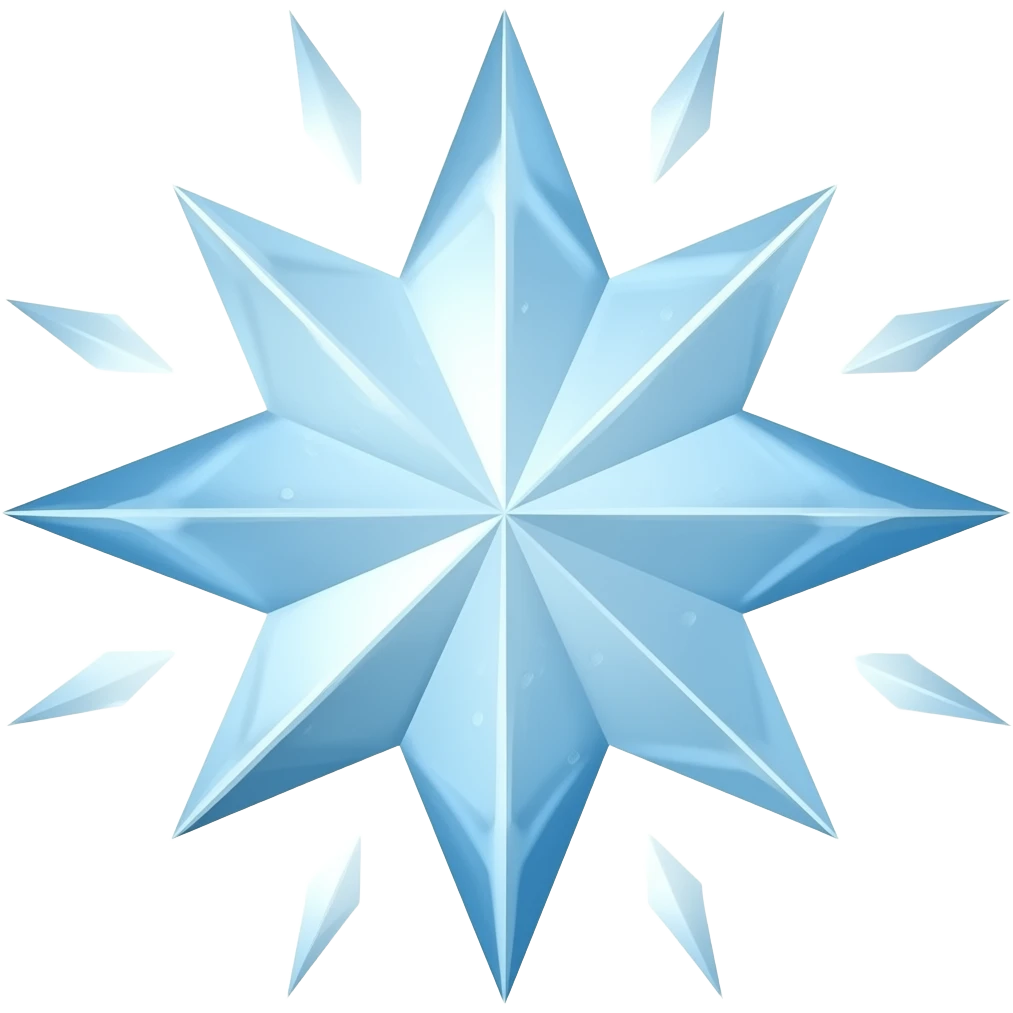 frozen spark emoji