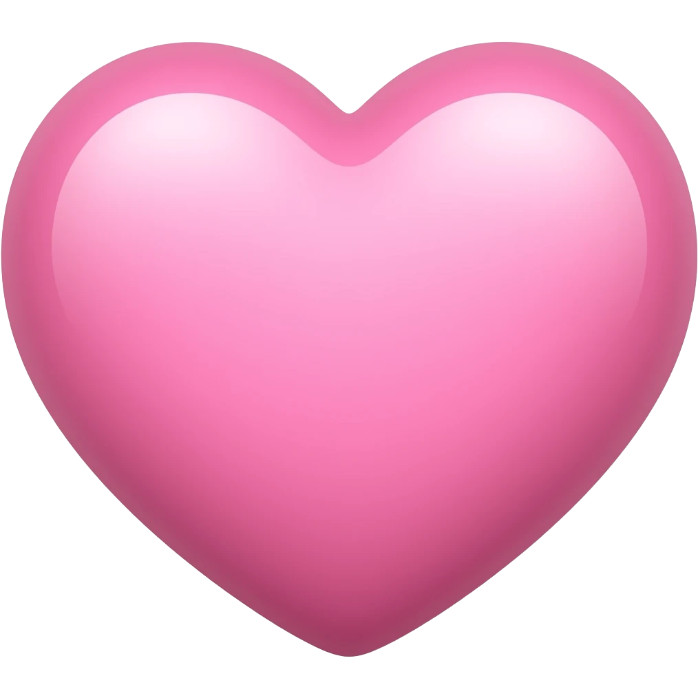light pink heart emoji