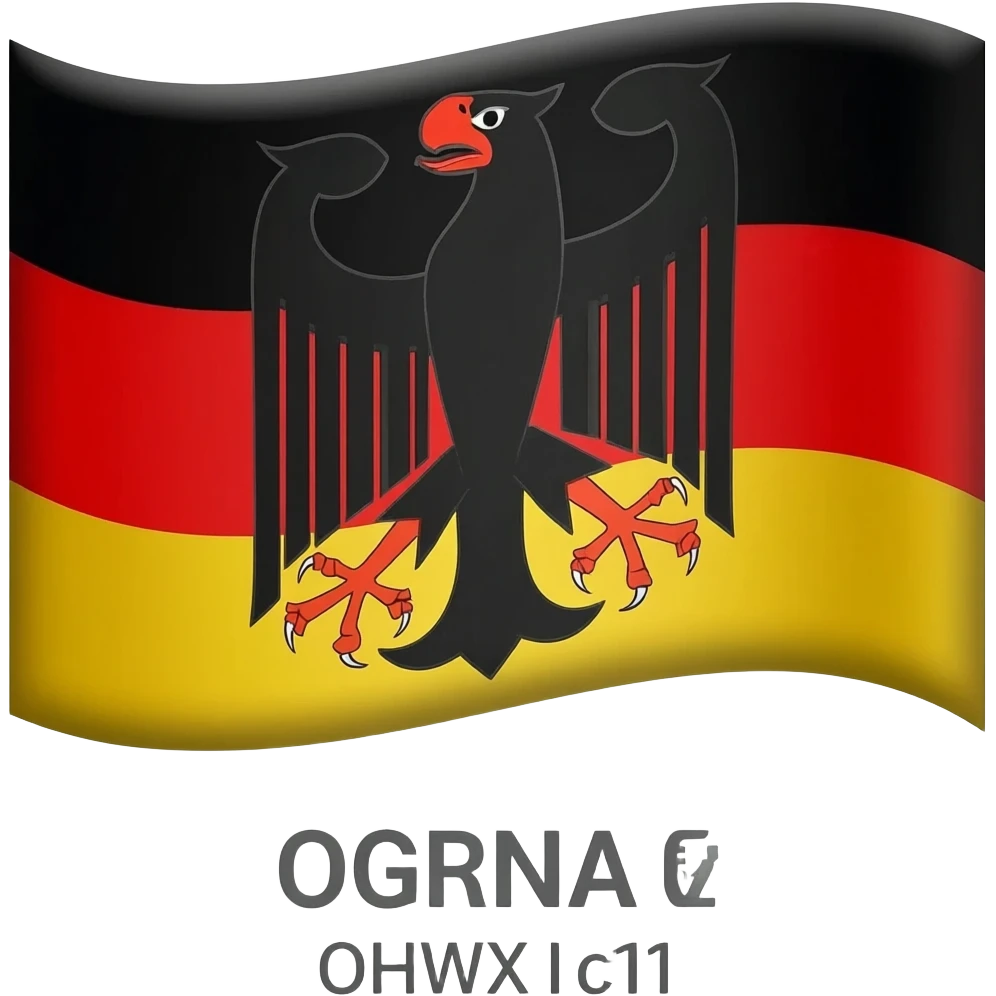 The emoji flag of the German Empire emoji