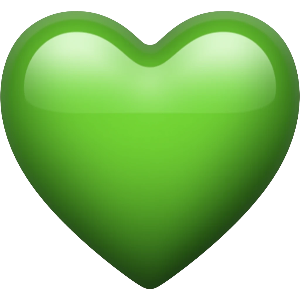 Coeur vert emoji
