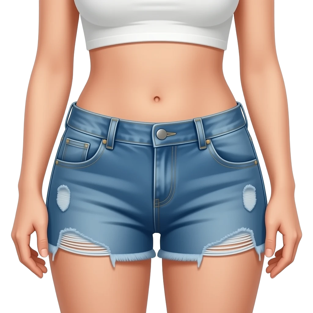 Naked girl full photo bottom with a bum no pants on emoji