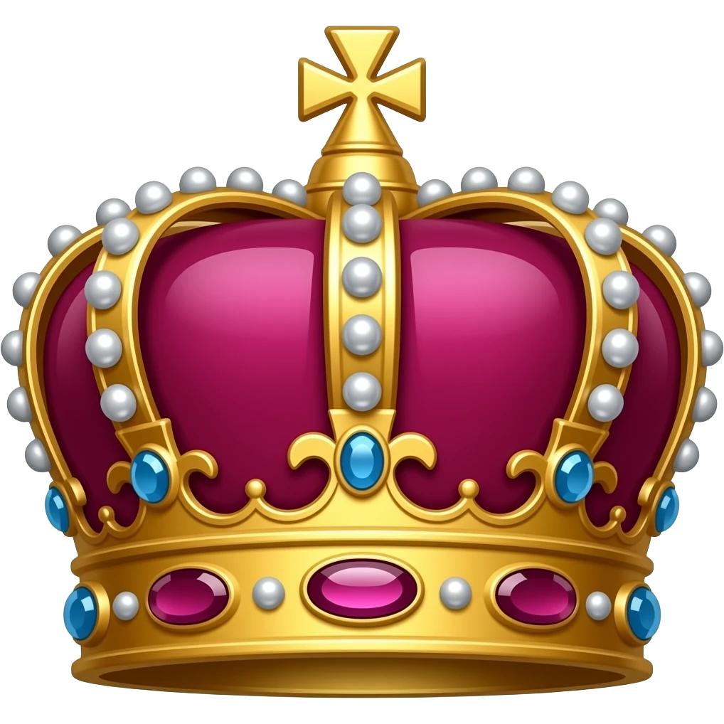 تاج مرصع بالجواهر emoji