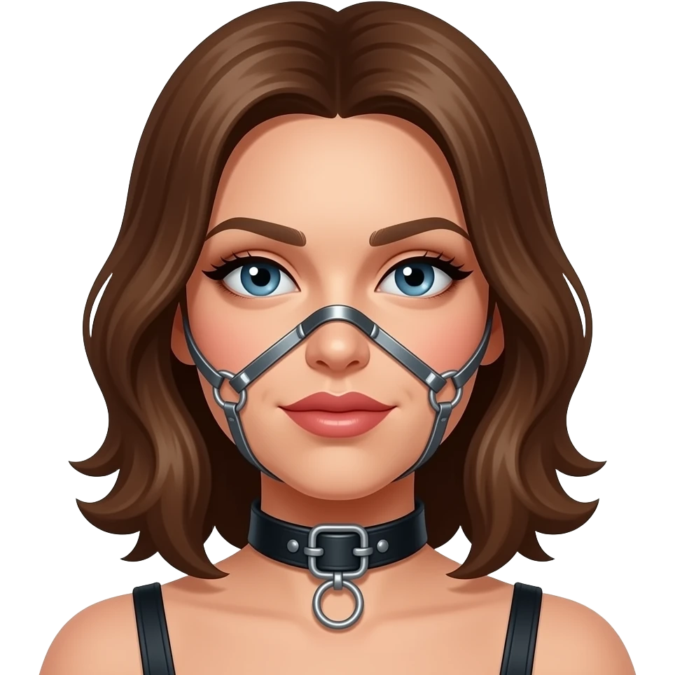 Bdsm Women Metal Bridle emoji