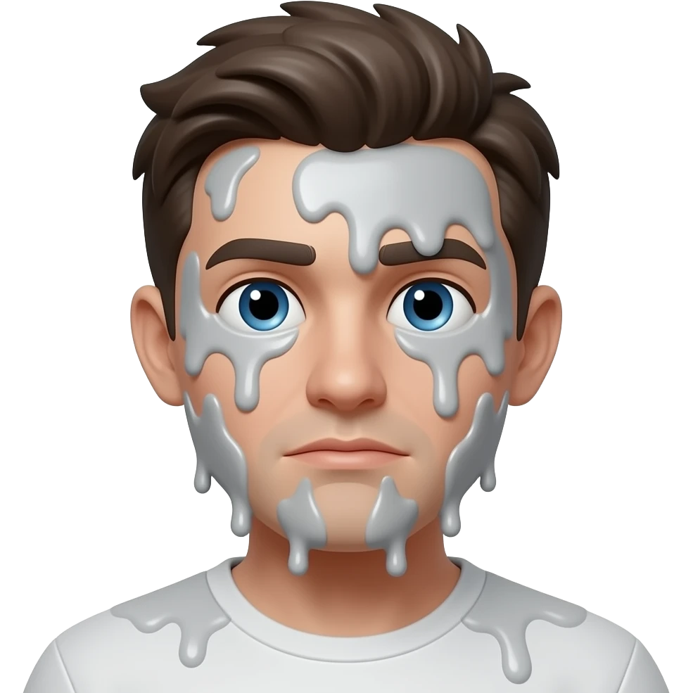 Very Melted Face emoji