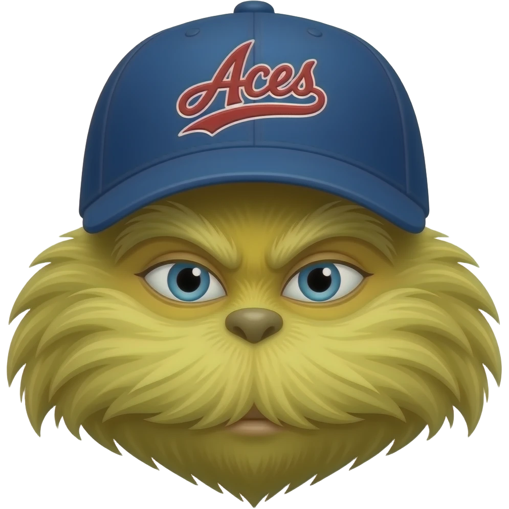 lorax with a reno aces baseball hat emoji