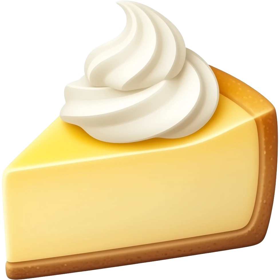 Cheescake cream emoji