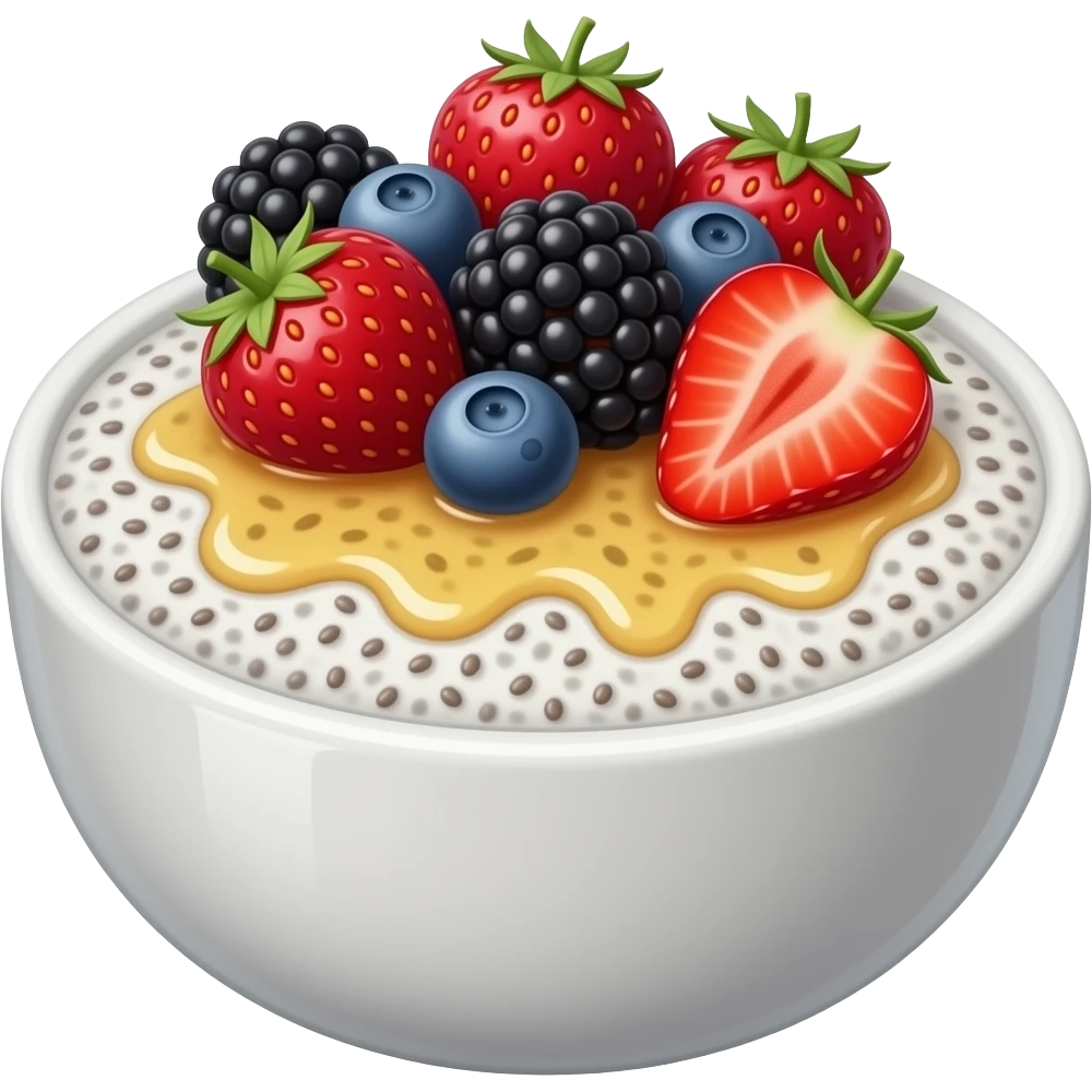 Chia pudding emoji