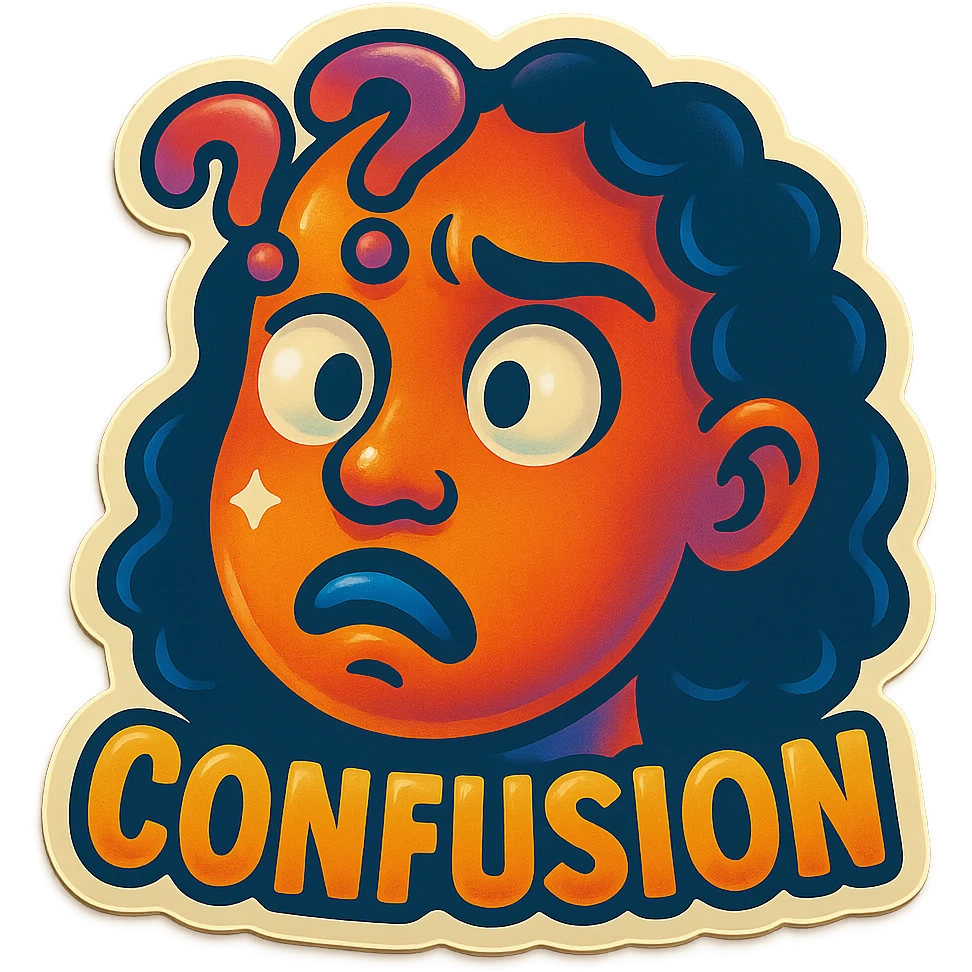 confusion 
 emoji