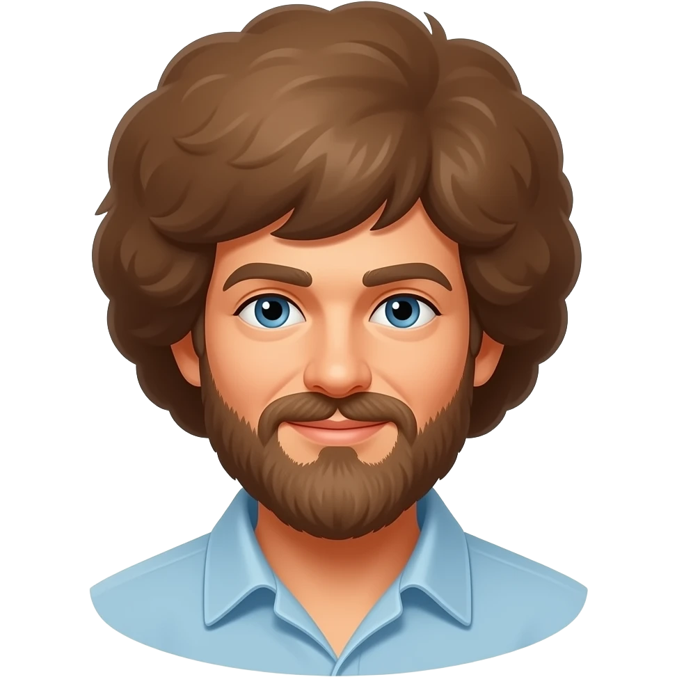 боб росс рисует emoji