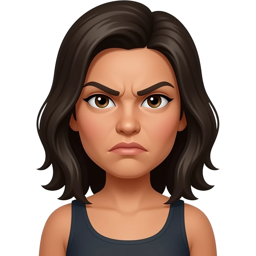 Angry latina emoji