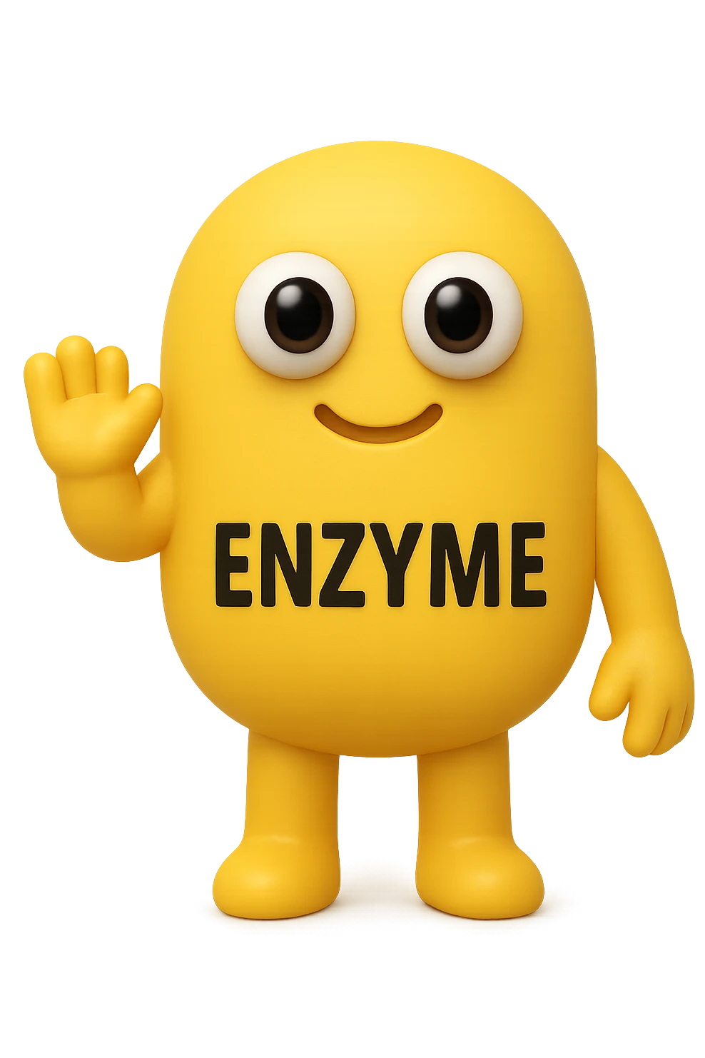 emoji con enzima umano con occhi 3d emoji