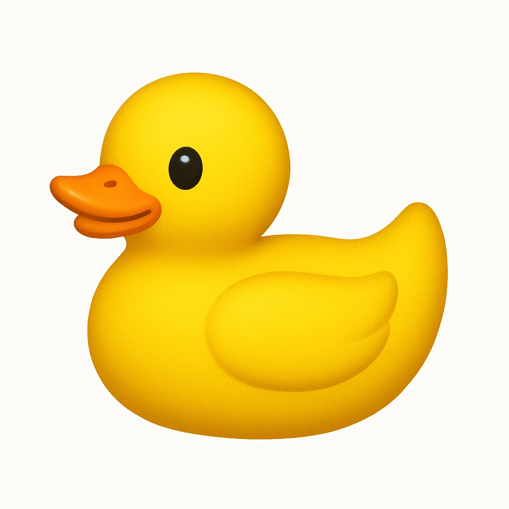 yellow rubber duck emoji emoji