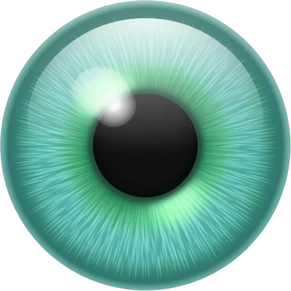 emerald green eye pupil emoji