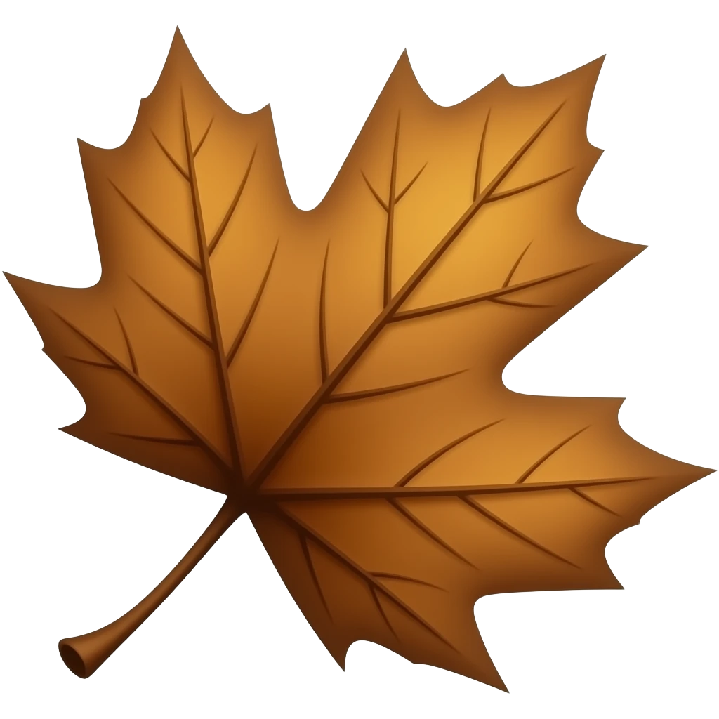 BROWN MAPLE LEAF emoji