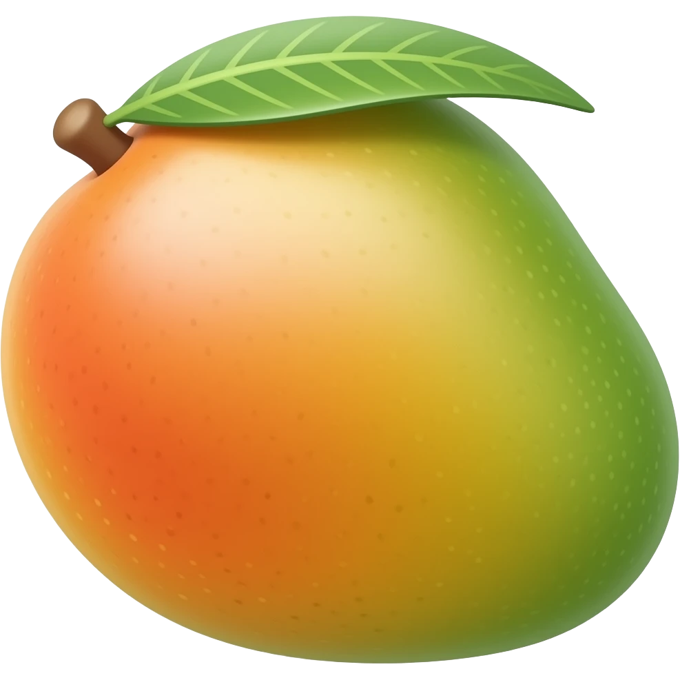 Raw mango emoji
