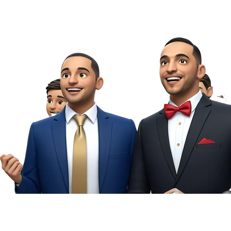 boys in formal attire emoji