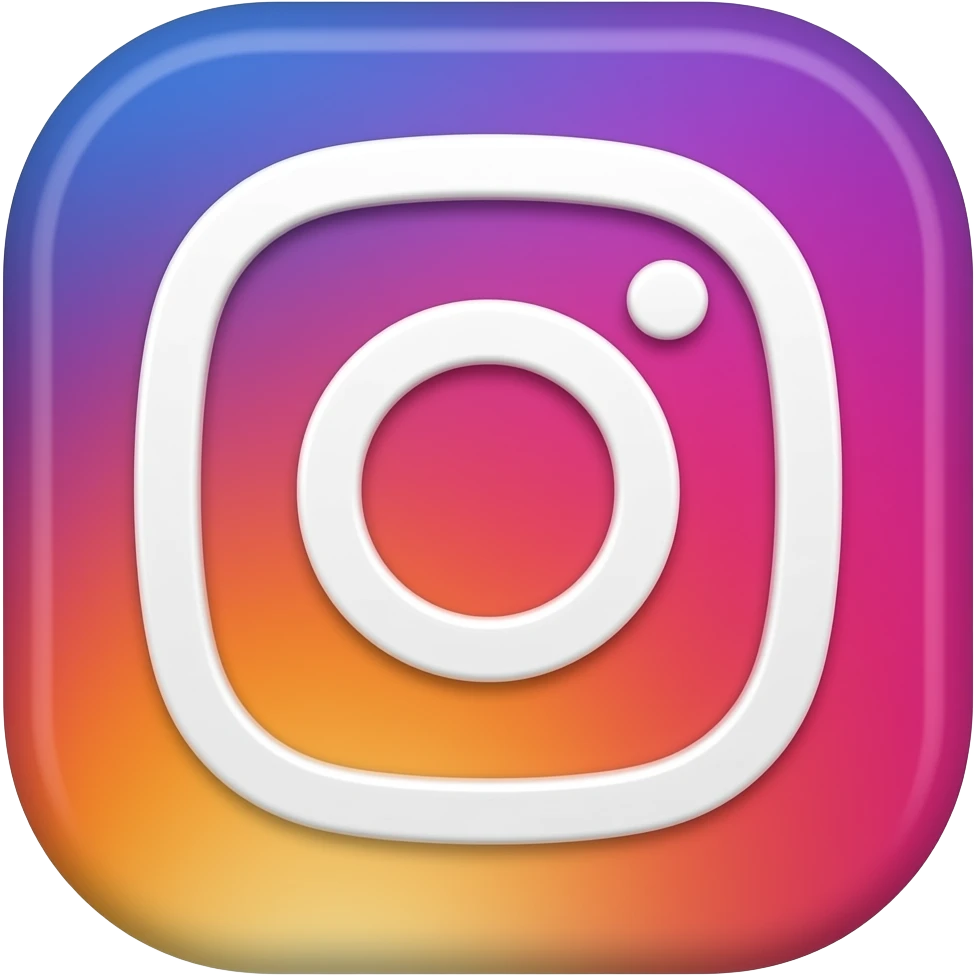 Instagram logo 3D emoji
