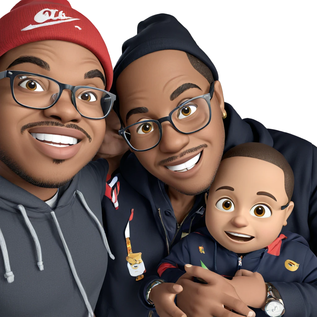 boys with hats and glasses emoji