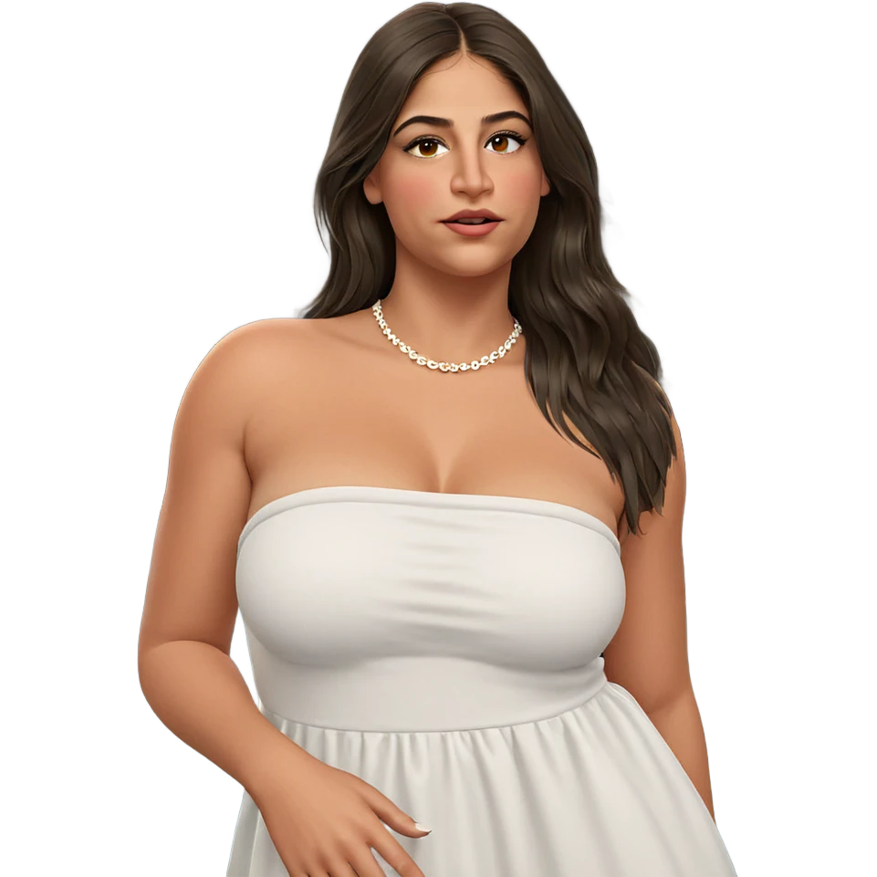 realistic night dress portrait emoji