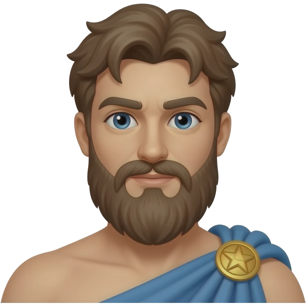 greek God male emoji