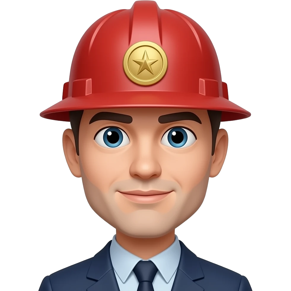 A person with a siren for a head emoji