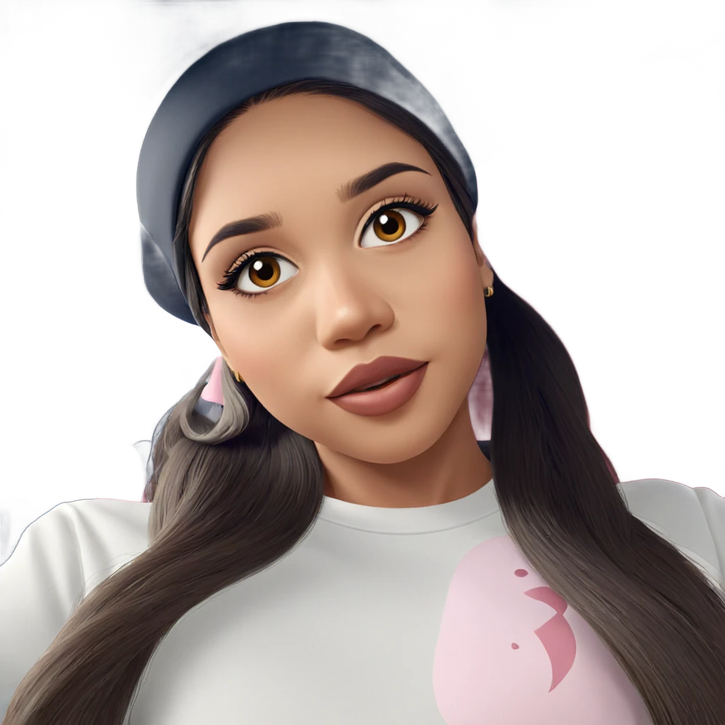 portrait of a girl in hat emoji