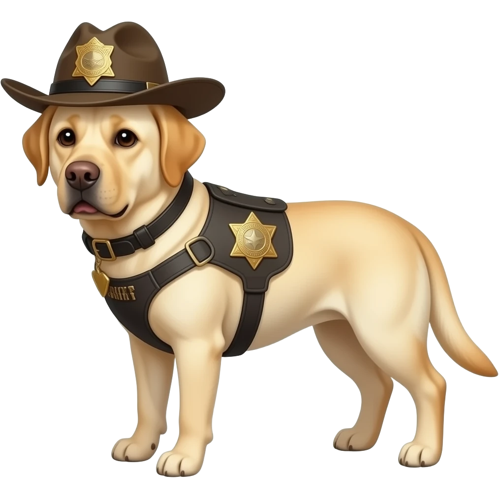 Sheriff Labrador emoji