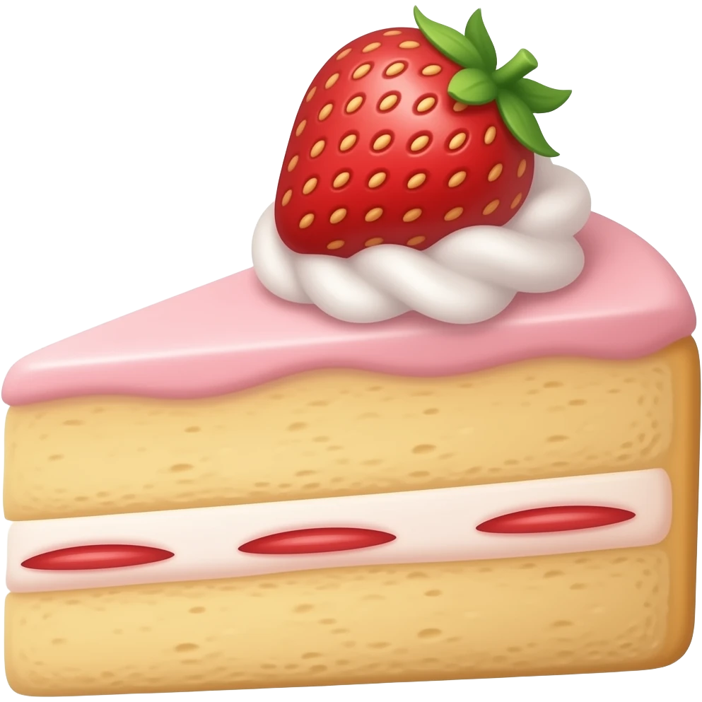 Strawberry shortcake emoji